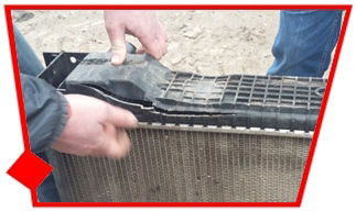 Sudare plastic a radiatorului